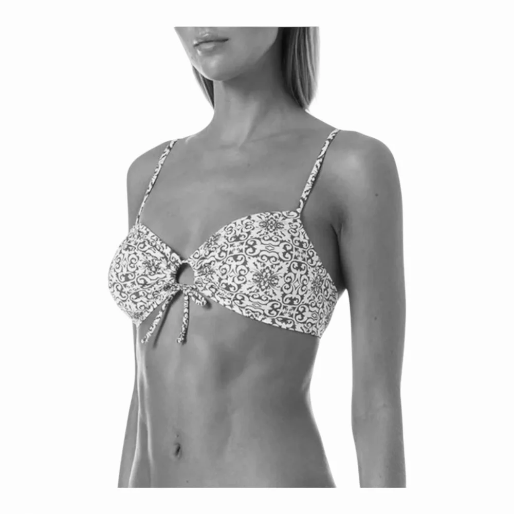 Melissa Odabash Zambia Amalfi Blue Bikini Top NWT